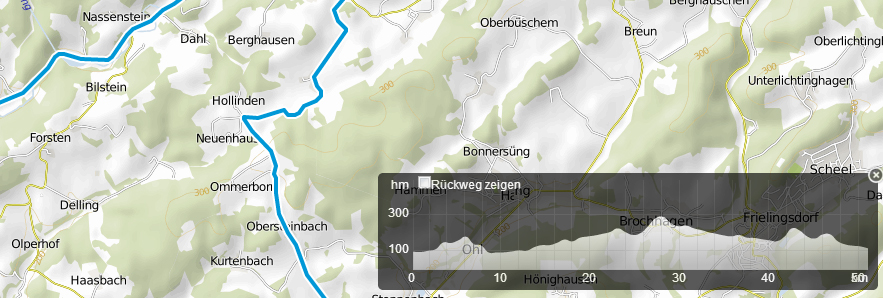 Rennrad Routenplaner - Screenshot bikemap.net